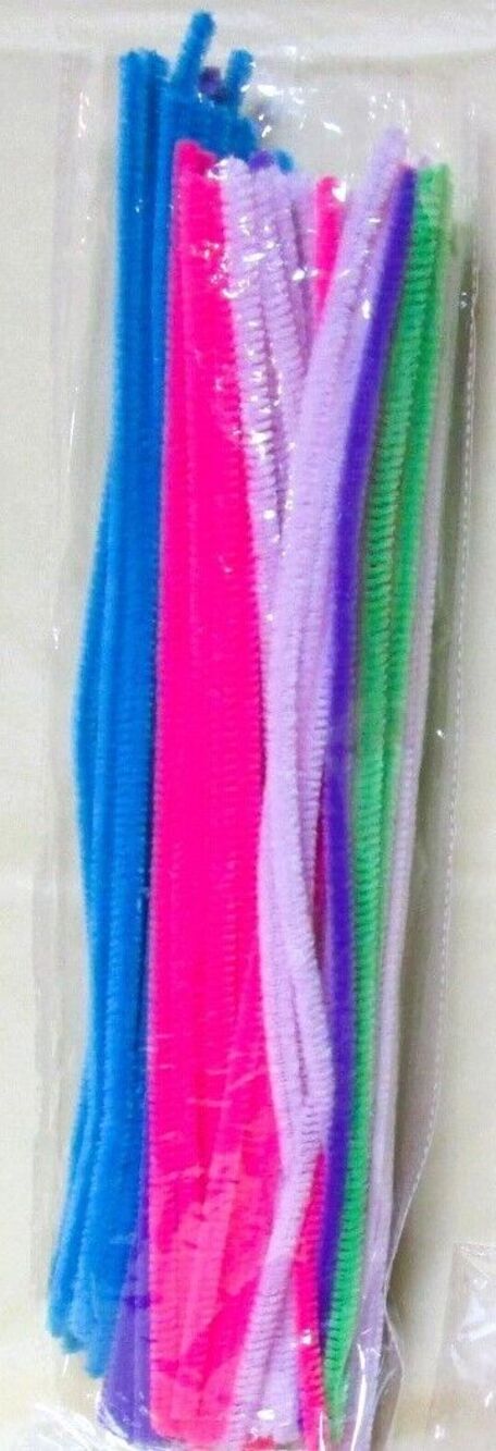 Creativity Street Pipe Cleaners 50 Piece Assorted Colors 12-inch Craft Stems